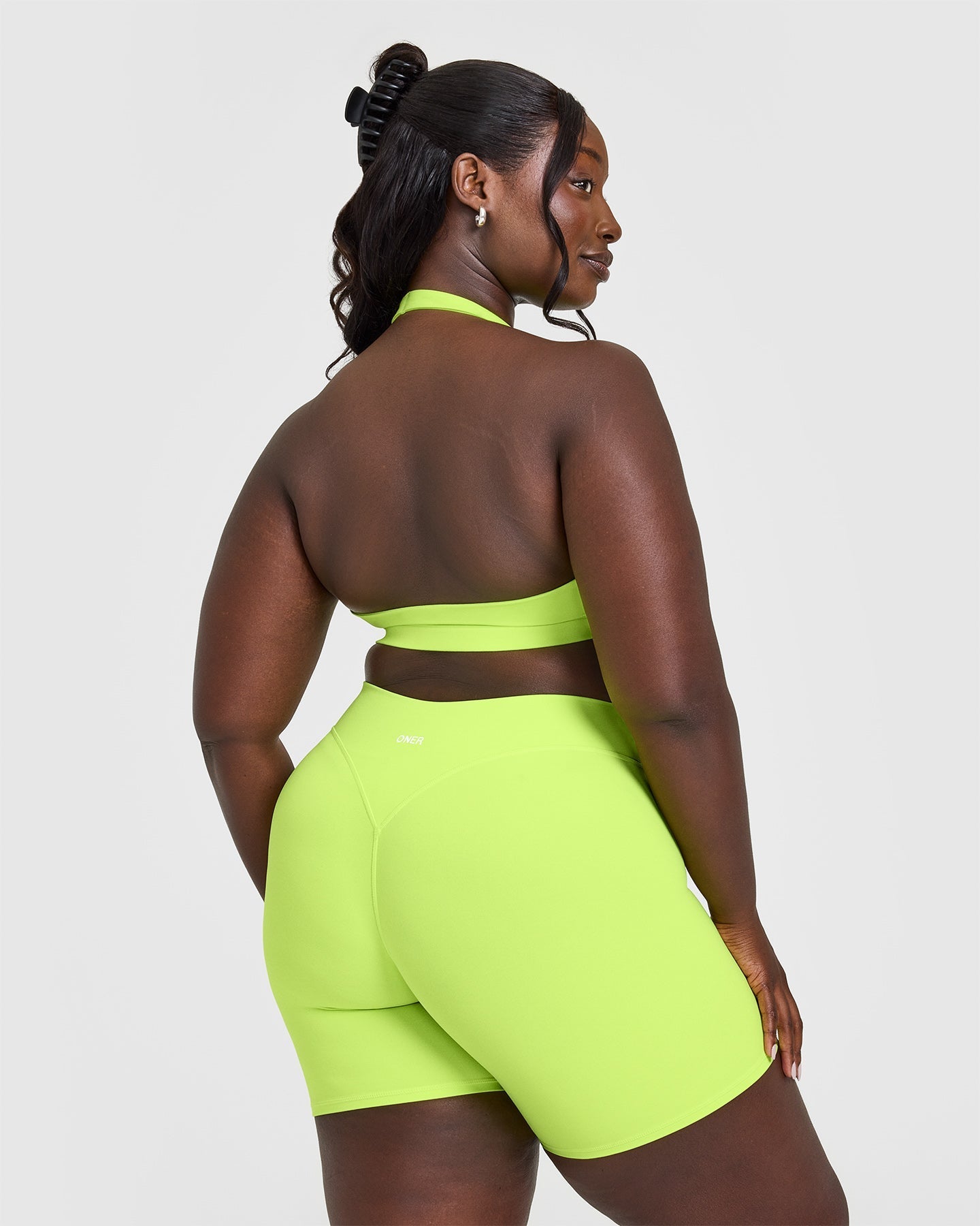 EasyLift™ Halter Bralette | Citrus Green