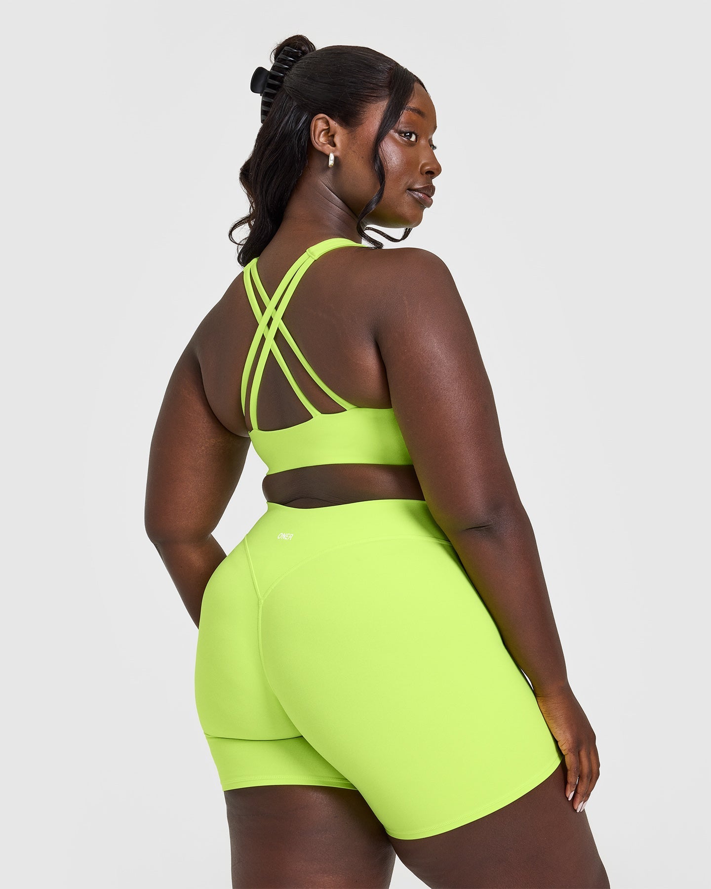 EasyLift™ High Neck Sports Bra | Citrus Green