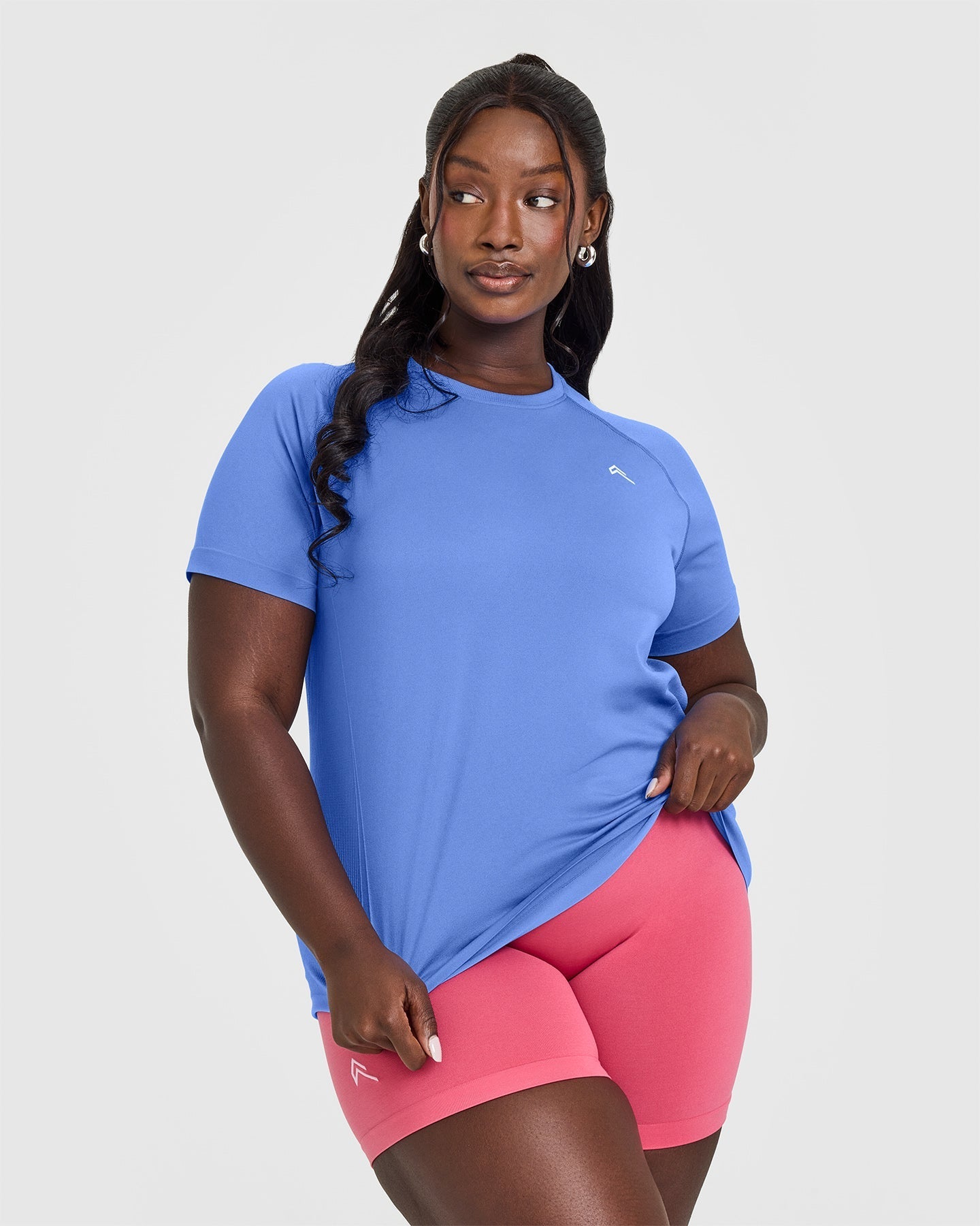 Go To Seamless Loose Top | Glaucous Blue