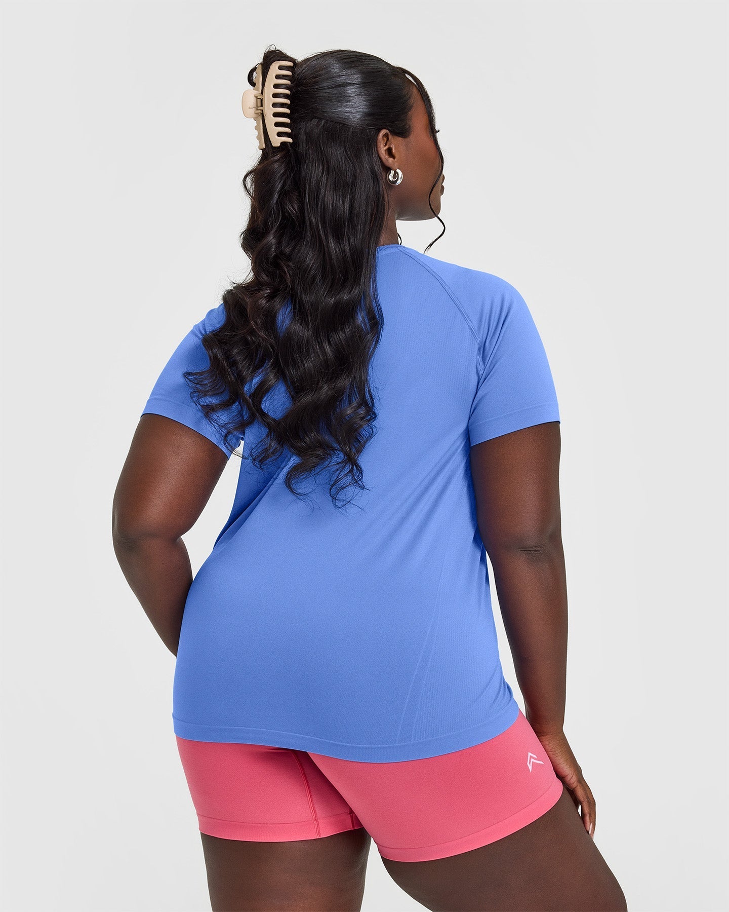 Go To Seamless Loose Top | Glaucous Blue