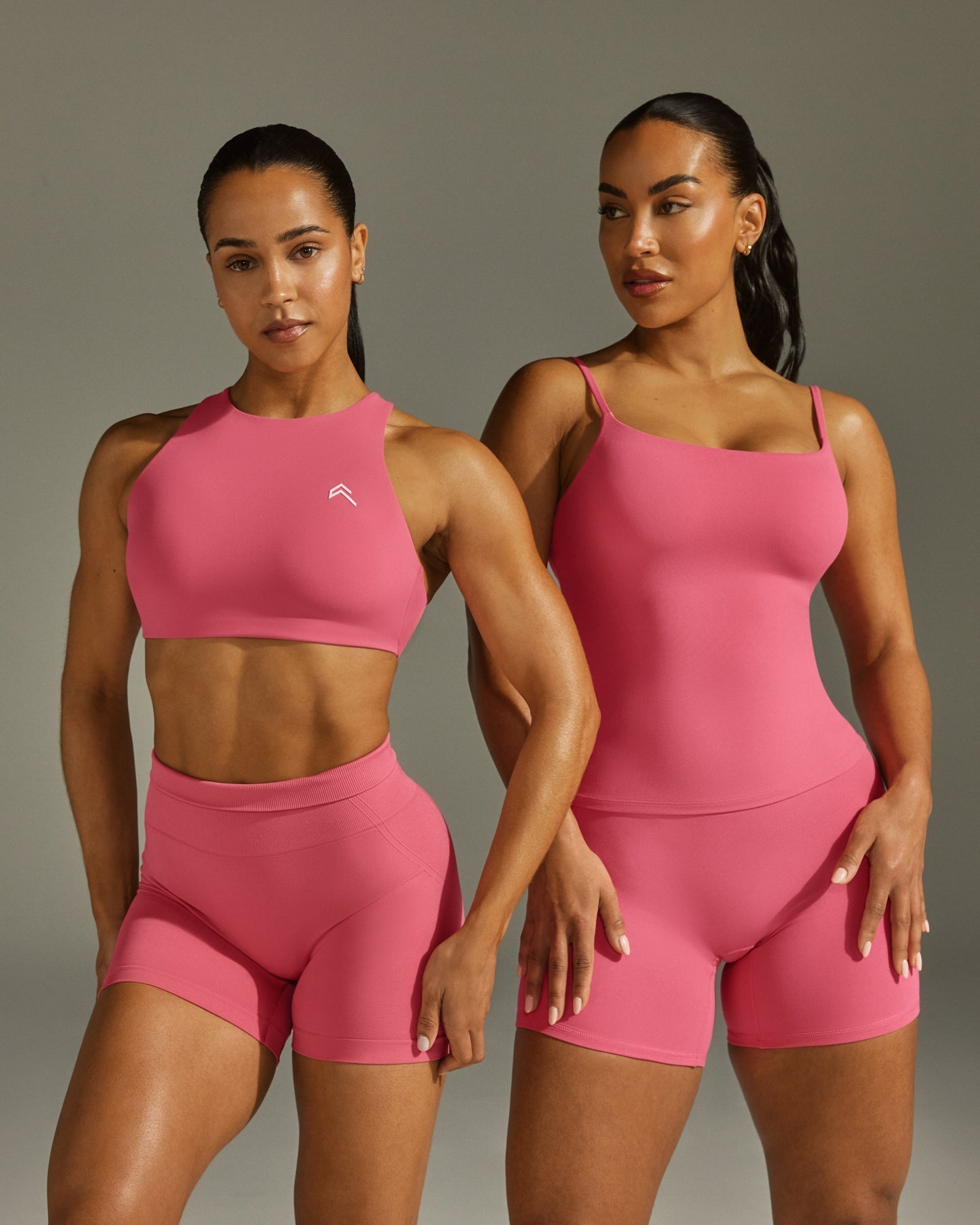SoftMotion™ Strappy Vest with Built in Bra Shelf | Dark Velvet Pink
