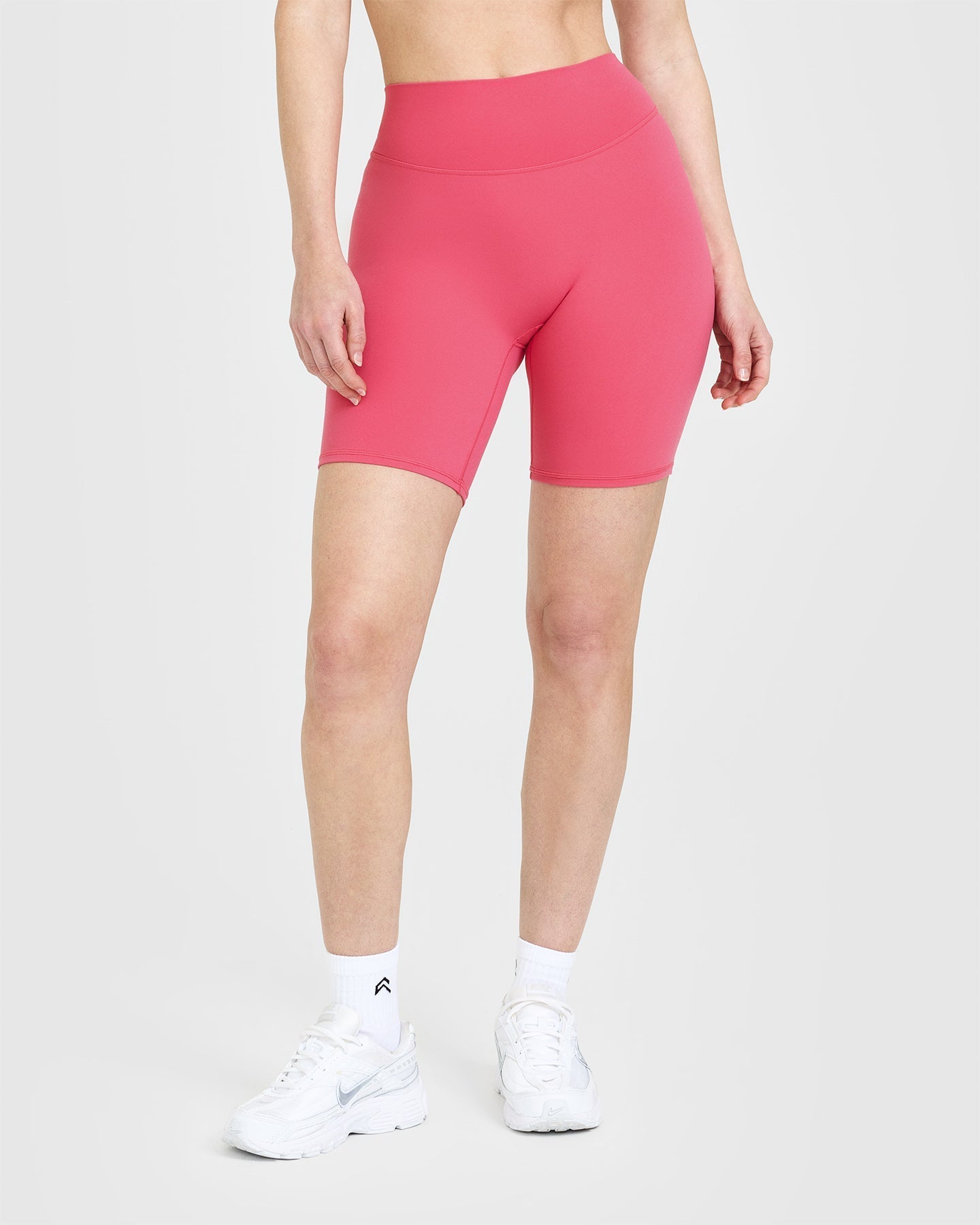 SoftMotion™ Cycling Shorts 8" | Dark Velvet Pink