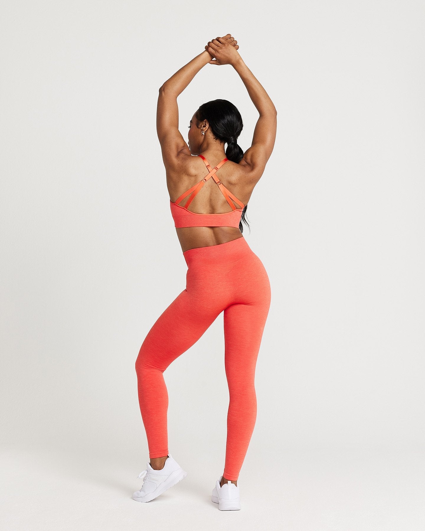 Classic Seamless Sports Bra | Coral Marl