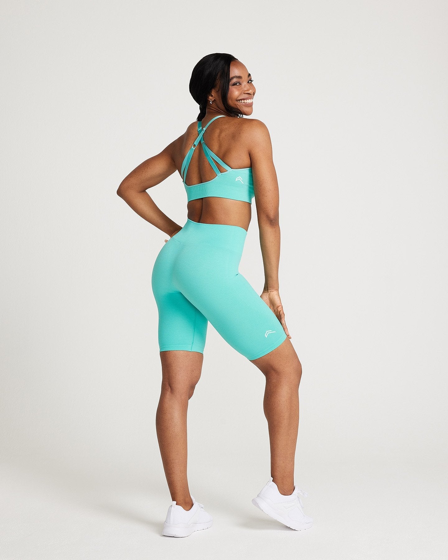 Classic Seamless Cycling Shorts | Lagoon Marl
